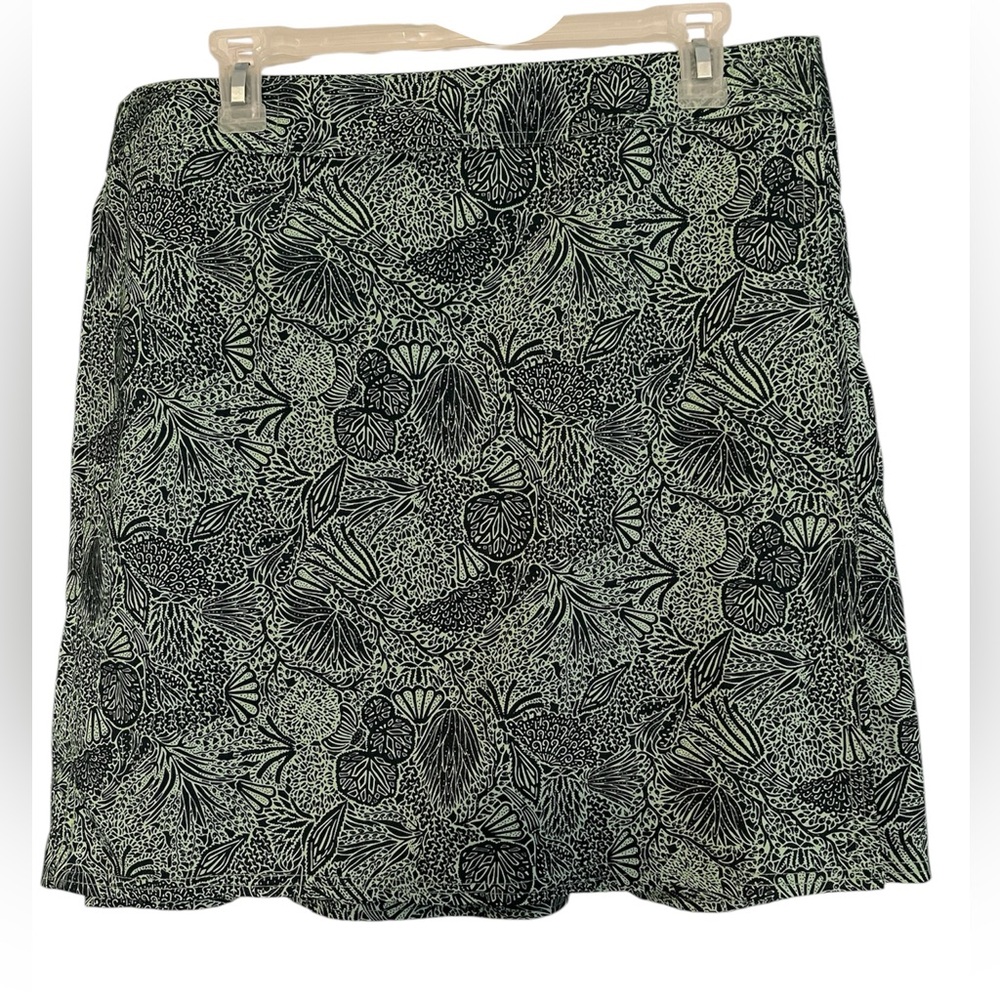 Ripskirt Hawai’i Floral Green Wrap Skirt